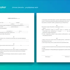 Umowa zlecenie - wzór dokumentu. Czy na umowie zlecenie jest urlop? Dokument nie zawiera informacji o urlopie.