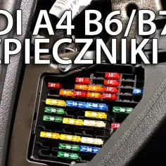 Gdzie są bezpieczniki w Audi A4 B7? Prosty sposób na dostęp