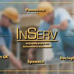 Jak szukać pierwszej pracy za granicą bez perfekcyjnej znajomości języka? Inserv oferuje pracę dla fachowców: murarza, tynkarza, spawacza i innych.