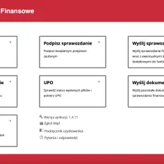 Panel e-Sprawozdania Finansowe: Utwórz, podpisz, wyślij sprawozdanie finansowe, wczytaj, wizualizuj, sprawdź UPO.