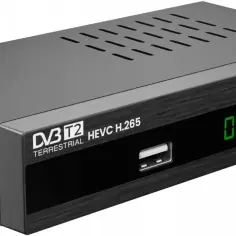 Dekoder DVB-T2 HEVC H.265. Czy do dekodera telewizji naziemnej potrzebna jest antena? Tak, do odbioru sygnału naziemnego potrzebna jest antena.