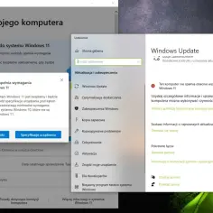 Komputer spełnia wymagania Windows 11. Sprawdź specyfikacje urządzenia, by dowiedzieć się więcej o aktualizacji.