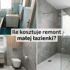 Przed i po metamorfozie łazienki. Zobacz, jaki remont łazienki koszt czeka Cię po zmianie stylu z PRL na nowoczesność.