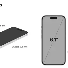 Porównanie iPhone 17 (6,3") i iPhone 16 (6,1"). Dowiedz się, jaki jest najnowszy iPhone i jego wymiary.