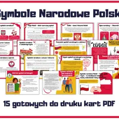 Polskie symbole narodowe dla dzieci: flaga, godło i hymn. Poznaj historię i znaczenie orła białego, biało-czerwonej flagi i Mazurka Dąbrowskiego.