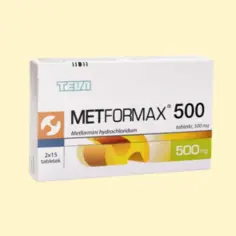 Opakowanie leku Metformax 500 mg. Czy metformina jest na receptę? To pytanie często zadawane przez pacjentów.
