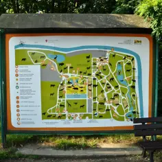 Mapa zoo Wrocław. Planując zwiedzanie, sprawdź, ile czasu potrzebujesz na zobaczenie wszystkich zwierząt.