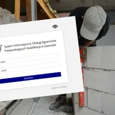 System informatyczny do sprawdzania wyników z egzaminu zawodowego. Zaloguj się, by poznać swoje kwalifikacje.