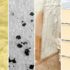 Różne materiały izolacyjne: wełna mineralna, styropian, pianka PUR, płyty warstwowe. Poznaj, ile kosztuje metr ocieplenia domu.