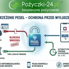 Zastrzeżenie nr PESEL chroni przed wyłudzeniem. Złodziej tożsamości nie złoży wniosku, a Ty masz kontrolę w aplikacji mObywatel.