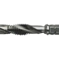 Gwintownik M14 z wiertłem, narzędzie do gwintowania.