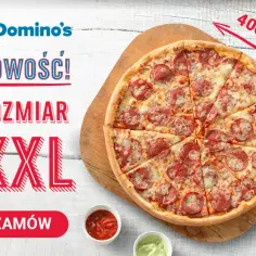 Ile cm ma pizza XXL w Domino's? Zaskakująca średnica pizzy!