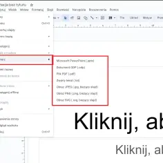 Jak przenieść prezentację Google na pendrive bez problemów z formatem