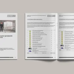 Oferta na kompleksowe sprzątanie budynku po remoncie. Zawiera szczegółowy cennik usług, m.in. czyszczenie powierzchni płaskich i pozostałych elementów.
