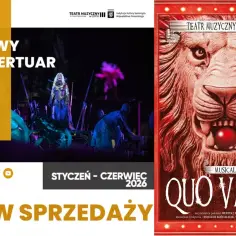 Nowy repertuar Teatru Muzycznego w Gdyni: musical "Quo Vadis" już w sprzedaży na styczeń-czerwiec 2026.