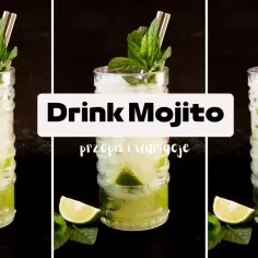 Orzeźwiający drink mojito z miętą i limonką. Idealny na upalne dni. Cin cin!