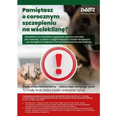 Szczepienie psa przeciwko wściekliźnie to mały krok, który ratuje życie. Wścieklizna jest śmiertelna.