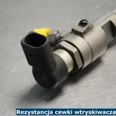 Część wtryskiwacza z widoczną cewką wtryskiwacza Siemens.