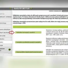 Przykłady przeliczenia emerytury kapitałowej na emeryturę powszechną. Kalkulator emerytalny ZUS.