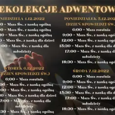 Kiedy są rekolekcje adwentowe? Daty i harmonogram w parafiach