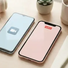 Dwa telefony, jeden z ikoną Zoom, drugi z napisem "REC". Jak nagrać rozmowę telefoniczną Samsung?