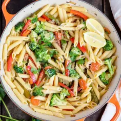 Penne primavera - prosty przepis na zdrowy i pyszny obiad