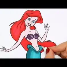 Jak narysować syrenkę Ariel? Instrukcja krok po kroku dla dzieci