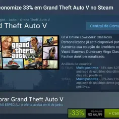 Ile kosztuje GTA 5 na Steam? Sprawdź aktualną cenę i najlepsze oferty!