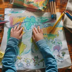 Kolorowanki na Dzień Taty, Strażaka i Ziemi: Edukacyjna zabawa dla dzieci