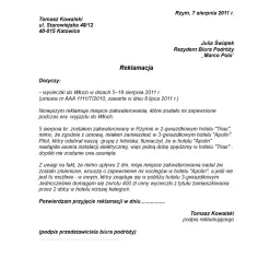Profesjonalna reklamacja usługi: skuteczny wzór, który rozwiąże twój problem