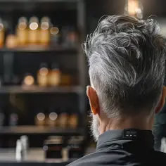 Srebrne włosy męskie: Jak osiągnąć modny siwy look?