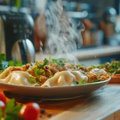 Pierogi kebabowe z Thermomixa: szybki obiad dla rodziny w 30 minut