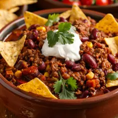Chili con carne z nachosami: Niezwykły i najlepszy przepis na te danie