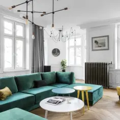 Jakie meble do zielonej kanapy? 7 inspirujących pomysłów