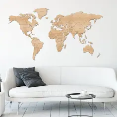 Mapa drewniana 3D: wyjątkowa ozdoba ścienna dla miłośników podróży