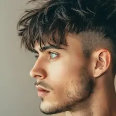 Grzywka do góry to odważny trend dla mężczyzn, który podbija świat!