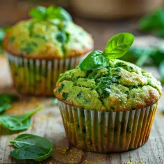 Muffiny szpinakowe BLW: Idealne dla małych odkrywców smaku