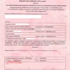 Dokumenty dla kierowcy z Ukrainy w Polsce: Uniknij problemów prawnych