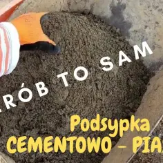 Podsypka cementowo-piaskowa: Idealne proporcje dla trwałości