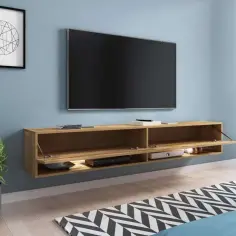 Jaką szafkę pod wiszący telewizor wybrać, aby zaoszczędzić miejsce?