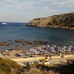 Plaża nudystów na Rodos: Mandomata - raj dla naturystów