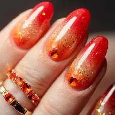 Hit sezonu w manicure: Czerwone ombre na paznokciach 
