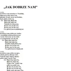 Tekst piosenki jak dobrze nam zdobywać góry: wszystkie zwrotki i akordy