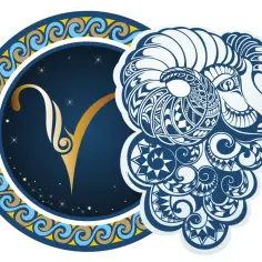 Stylizowany baran i symbol zodiaku. Sprawdź swój horoskop tygodniowy baran miłosny!