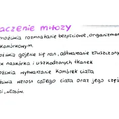 Znaczenie mitozy: rozmnażanie bezpłciowe, gojenie ran, odtwarzanie tkanek, wzrost organizmu, np. paznokci i włosów.