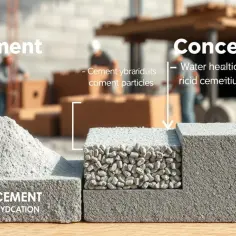 Cement i beton - poznaj kluczowe różnice i zastosowania