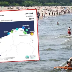 Bałtyk ile stopni? Sprawdź aktualną temperaturę wody w Polsce