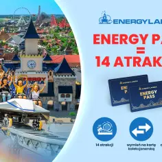 Energylandia: Energy Pass to 14 atrakcji! Idealny dla rodzin, które chcą cieszyć się zabawą.