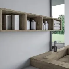  At draw attention - Wooden furniture for the bathroom