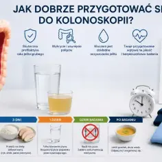 Dieta przed kolonoskopią: odstaw ziarna, wybierz lekkostrawne posiłki, pij klarowne płyny. Przygotowanie kluczem do sukcesu.